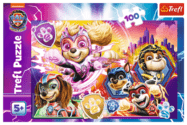 Trefl Puzzle 100 dielikov - Zoznámte sa so silnými šteňatami /PAW PATROL: THE MIGHTY MOVIE