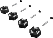Arrma unašač kolesa šesťhranný 12mm, čierny (4)