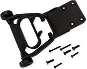 Ruedas de soporte fijas negras Traxxas