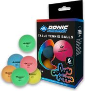 Donic-Schildkröt - loptičky na stolný tenis Colour Popps Poly 40, 6 ks