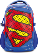 BAAGL Školský batoh s pršiplášťom Superman – POP