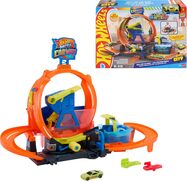 Mattel Hot Wheels City Mega Loop - Autowaschanlage mit 1 Farbwechsler