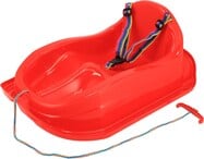 Plastové sánky s operadlom Baby Mix MINI červené