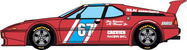 SCX Originálne BMW M1 Crevier Racing