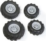 Rollytoys Nafukovacie pneumatiky na traktory Junior, Farmtrac - šedé