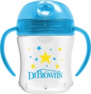 Dr.Browns Hrnček s mäkkým náustkom 180ml modrý 6m+