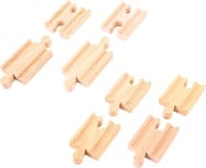 Bigjigs Rail Spojky koľají 7 cm 8 ks