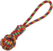 Hračka Dog Fantasy preťahovadlo tenisák hádzací 34cm