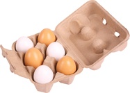 Bigjigs Toys Vajíčka v krabičke 6 ks