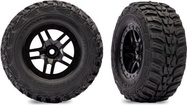 Traxxas колело 2.2/3.0", джанта SCT Split-Spoke черен, гума Kumho (2) (4WD f/r, 2WD r)
