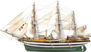 OCCRE Amerigo Vespucci 1:100 + plachty Kit