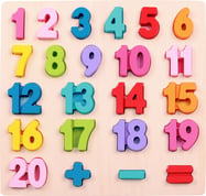 2Kids Toys Vkladacie puzzle Matematika Veľké počítanie