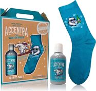 ACCENTRA Set da bagno Men's Collection Winter Edition con un paio di calzini Legno di cedro 150ml