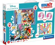 EDUkit - Disney Classics 4v1 (pexeso, 48 + 30 puzzle, 6 kociek)