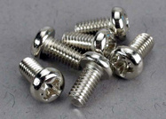 Traxxas skrutka krížová M3x6mm polguľatá hlava zink. (6)