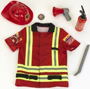Kleiner Feuerwehrmann-Kostüm