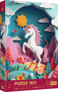 Trefl Puzzle 160 Jubiläum - Paper Art: Einhorn