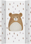 CEBA BABY Matelas à langer 2 côtés avec planche rigide (50x70) Bear Buddy
