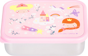 A Little Lovely Company – boîte à déjeuner en inox avec couvercle en plastique – princesses