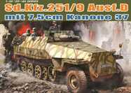 Modellbausatz Militär 6516 - Sd.Kfz.251/9 Ausf.D mit KANONE 37 (1:35)