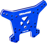 Traxxas veža tlmičov predná hliníková modro eloxovaná (pre Sledge)