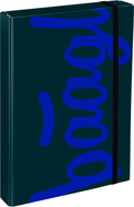 BAAGL Ordner für Schulhefte A4 Jumbo Logo blau