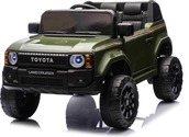 Elektrické autíčko Toyota Landcruiser 12V, vojenské zelené, široké jednomiestne sedadlo, 2