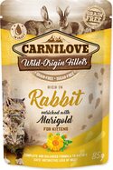 Kapsel Carnilove Cat Kitten Kaninchen und medizinische Ringelblume 85g