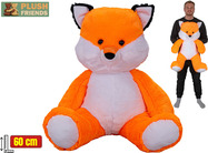 Plush Friends vulpe de pluș 60cm așezată 0m+