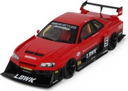 1:18 LB-ER34 SUPER SILHOUETTE SKYLINE AKTIV ROT 2