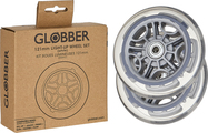 Globber Roți luminoase 121mm SET (Alb)