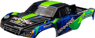 Traxxas karoséria Slash VXL 2WD zeleno-modrá (bezsponková)