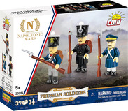 Cobi 20094 Napoleon Preußische Soldaten 3 Figuren mit Zubehör, 39k