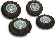 Rollytoys Nafukovacie pneumatiky na traktory Farmtrac Premium - šedé