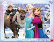 Puzzle Frozen: Na prechádzke 40 dielikov, doskové