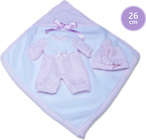 Llorens M26-310 oblečenie pre bábiku NEW BORN veľkosti 26 cm
