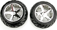 Traxxas roue 2.8", jante All-Star argentée, pneu Anaconda (2) (arrière)