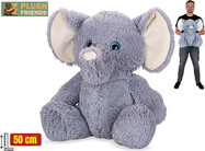 Plush Friends slon plyšový sediaci 0m+ 50 cm