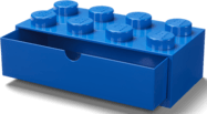 LEGO® asztali doboz 8 fiókkal - kék
