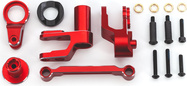 Traxxas mechanika riadenia hliníková červená