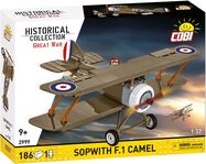 Cobi 2999 Veliki rat SOPWITH F.1 CAMEL, 1:32, 186 k, 1 f