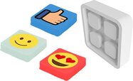 PIXIE CREW odznak s reflexným prvkom - Emoji