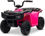 Licencovaná elektrická štvorkolka Arctic Cat 12V so zadným pohonom, ružová, LED svetlá, Lí