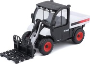 Bburago BOBCAT Toolcat 5600 W / PALLET FORK WHITE &amp; BLACK Diecast