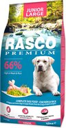 Krmivo Rasco Premium Junior Large kura s ryžou 15kg