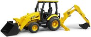Bruder 02427 Traktor JCB Midi CX s čelným nakladačom a rýpadlom
