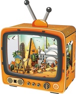 2Kids Toys 3D drevená skladačka Retro TV Pyramídy
