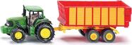 SIKU Blister - John Deere 7530 cu remorcă de însilozare