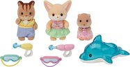 Sylvanian Families 3 kamaráti zo škôlky v bazéne
