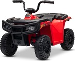 Engedélyezett elektromos Arctic Cat 12V négykerekű hátsó meghajtással, piros, LED lámpák, L